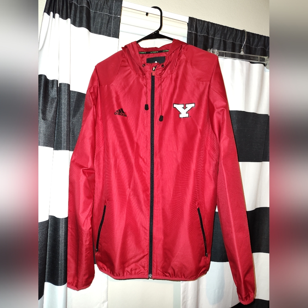 Youngstown State University Adidas Windbreaker